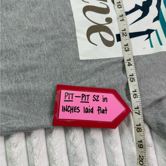 Active USA Gray Short Sleeve Tee with Mountain Design - Picture 6 of 11